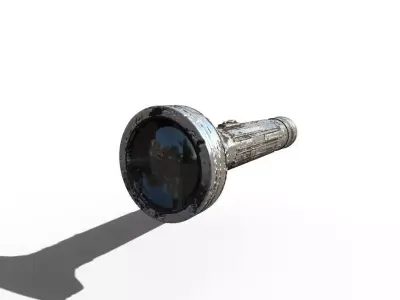 Classic Tiger Head Flashlight Low-poly 3D model