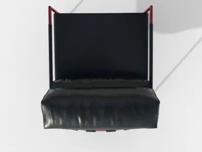 jk-easy-chair lounge chair Low-poly 3D model