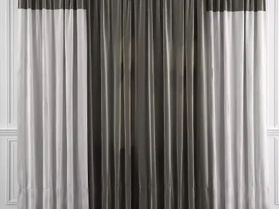 Curtain Set 22 3D model