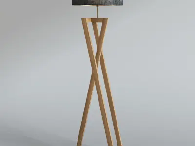 Lampara de pie 3D model
