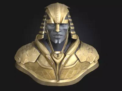 Galactic Conqueror  Armored Sci-Fi Character Model  3D model