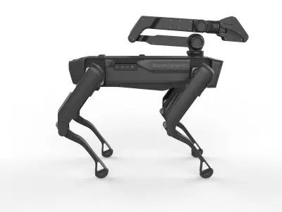 Boston Dynamics Spot Handle Black 3D model