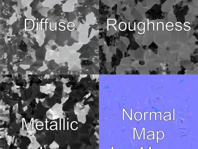 Carbon Fiber Mechanical Messenger Bird 3D Model Low-poly 3D model