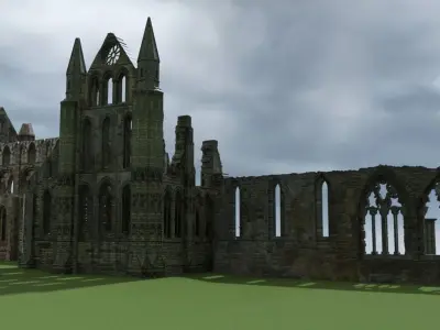 Whitby Abbey 3D model