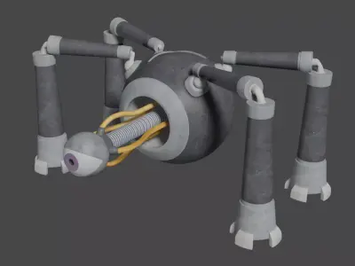 Spider Mech 3D model