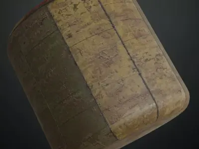 Vintage Painted Wood Planks PBR Seamless Texture purchase