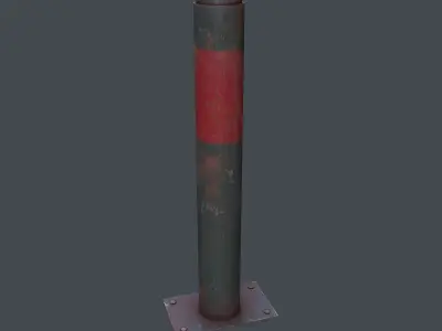 Post Barrier 3D model buy
