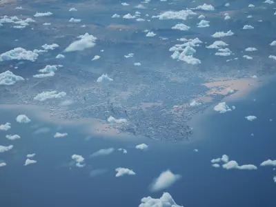 Beirut Lebanon City Landscape 3D Model 3D model