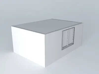 ceiling 3 cube with window Free 3D model