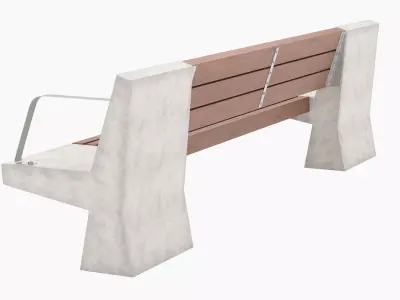 Street Bench  3D model