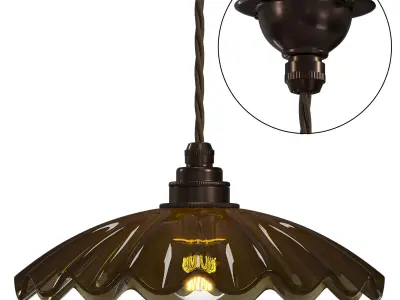 The Frilly Chartreuse Light by deVOL 3D model