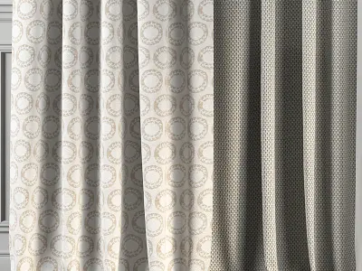 Curtain Set 141 3D model