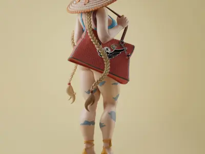 Cammy CHARACTER BY ESM 3D print model