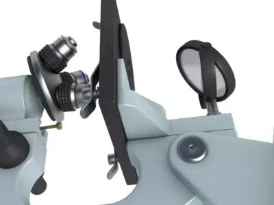 Microscope 3D model