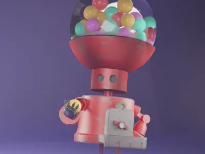 The Curious One - Robot Model 3D model