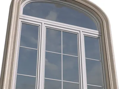 Arc Classical Frame Window 3D model buy