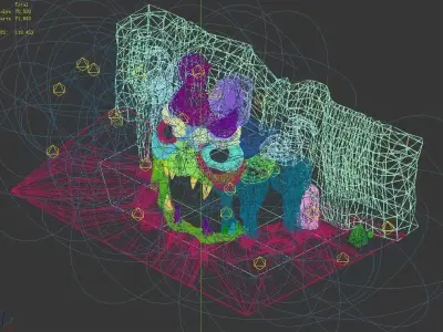 Not Zhoushan - Volcano - Magma Pool 01 3D model