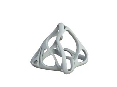 SciFi Cube Object No 63644 Low Poly Shape Low-poly 3D model