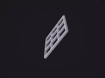 Square Grid 3D model
