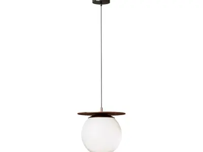 Hanging Lamp Manz Brass 3D model