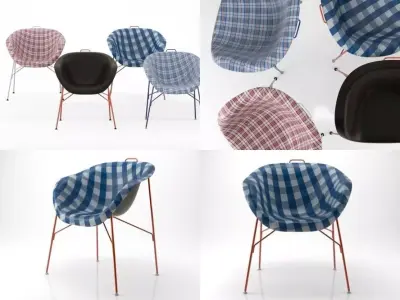 Euphoria two chairs 3D model