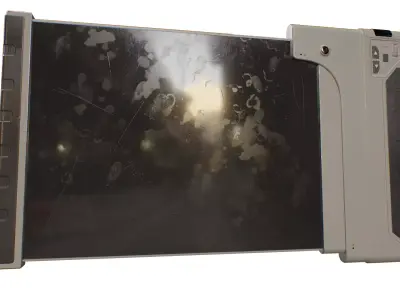 Sci-fi Touch Pad 9 Low-poly 3D model