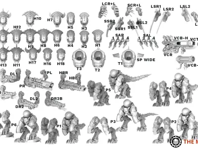 Iron Hive - Warriors MK2 3D print model