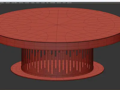 CHARISMA cofe table Low-poly 3D model
