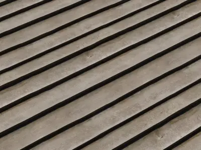 Hand Cast Concrete Lap Siding PBR Texture 4K Texture