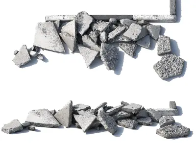 Concrete Debris  3D model