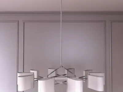 Dessay Circular Chandelier 3D model