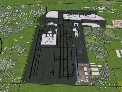 Memphis City 3D model