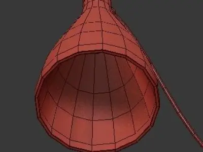 swell 3 string mixed pendant lamps 3D model