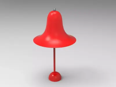 Pantop Table Lamp Low-poly 3D model