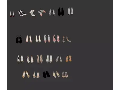 Ladies High Heels Display 3D model