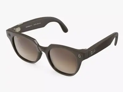 Ray Ban Stories Meteor Smart Glasses Brown 3D model