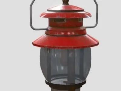 Coleman Lantern Low-poly 3D model