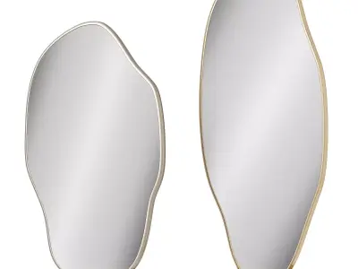 Mathieu Lehanneur standing mirror Le Passage 3D model