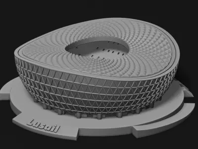 Lusail Stadium 3D print model
