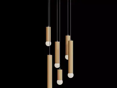 Modern simple pendant light 3D model