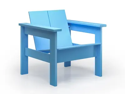 Hennepin Lounge Chair 3D model