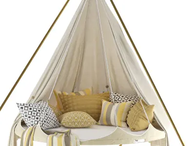 Tiipii bed  3D model