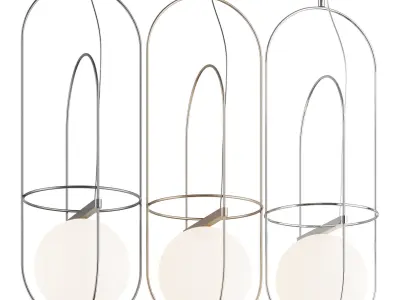 FONTANAARTE SETAREH SMALL PENDANT LAMP 3D model