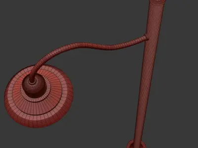 Cartoon Lamp Post 3D model