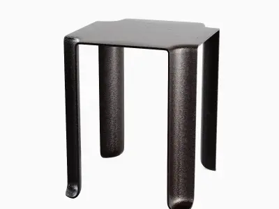 Stackable Plastic Chair A 03 3D model