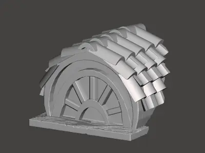 Hobbit House elements 3D print model