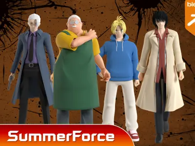 Yoichi Nagumo - Sakamoto days 3D model