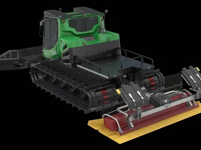 Snow Groomer PistenBully 100 - Green 
