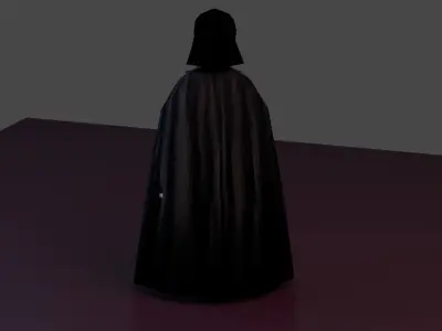 Darth Vader Low-poly 3D model