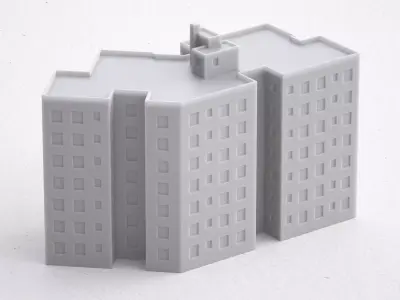 3D Print miniature building RB-US-NY-038 3D print model